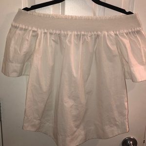 J.CREW white off the shoulder top!